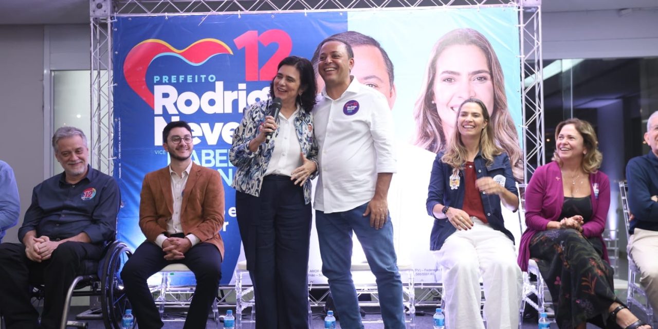 RODRIGO NEVES RECEBE APOIO DA MINISTRA NÍSIA TRINDADE EM ENCONTRO COM CENTENAS DE MÉDICOS