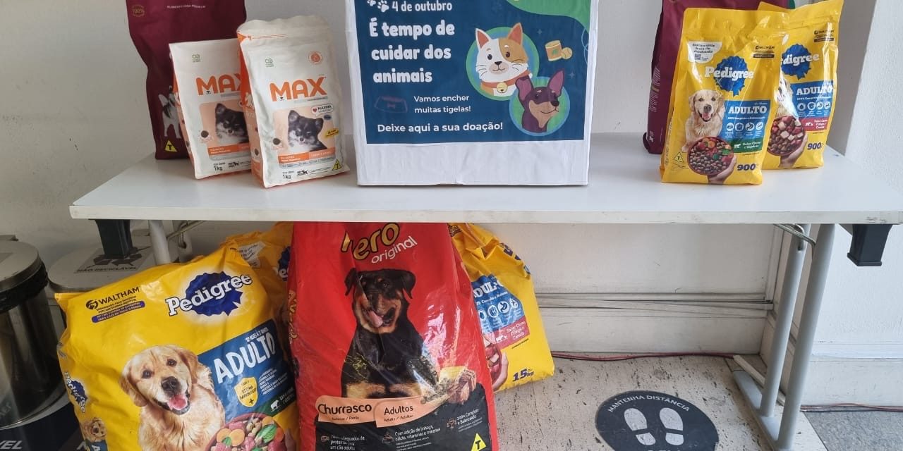 Águas de Niterói realiza campanha de doação de ração e utensílios para pets